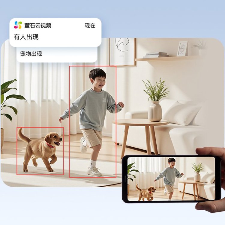 萤石智能家居摄像机C6c Ultra系列室内云台摄像机 CS-C6c