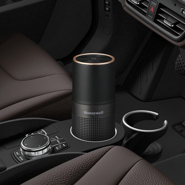 车载空气净化器消除异味除甲醛汽车用机车内除味定制公司广告礼品 黑色