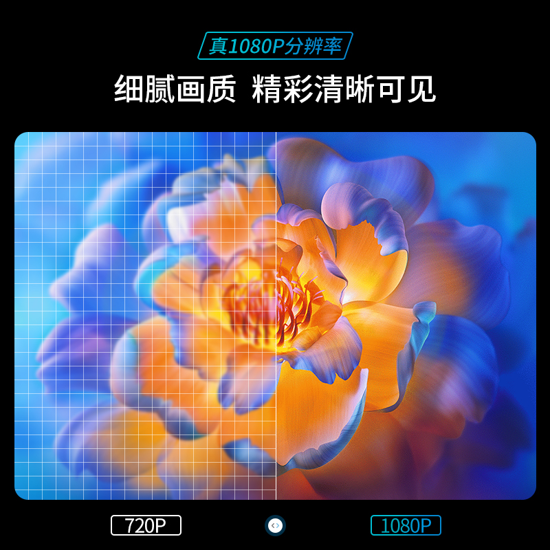 极米坚果K6投影仪家用卧室便携家庭影院1080P高清4k智能投影机 LCD