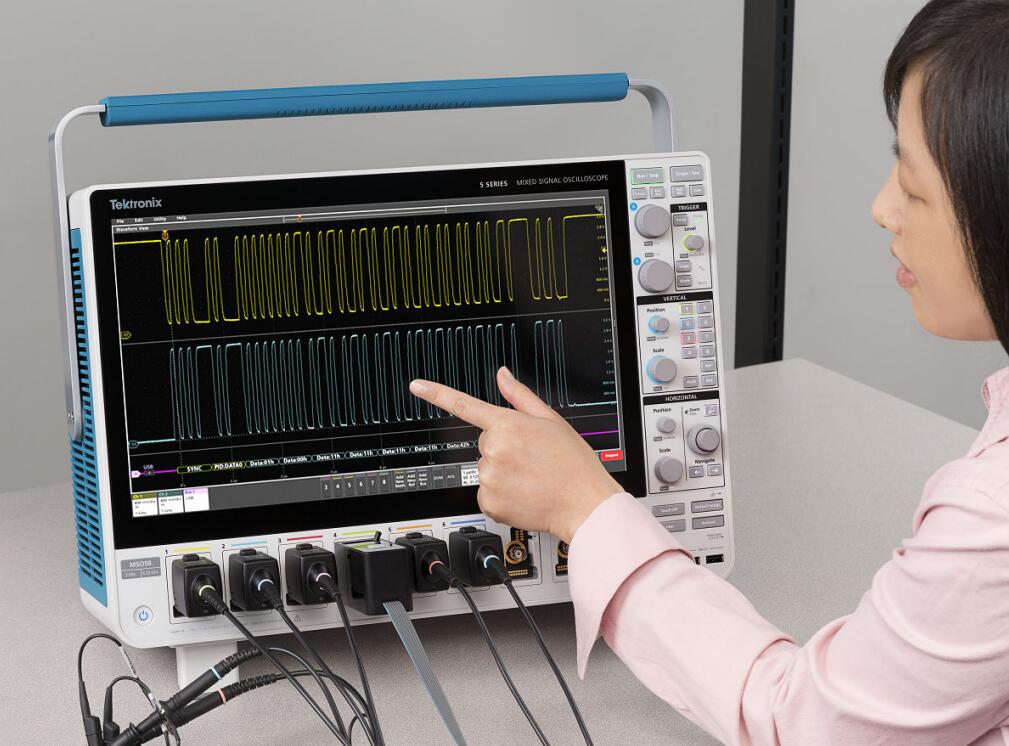 泰克Tektronix 芯片测试测量混合信号示波器 MSO58B 5-BW-500 默认
