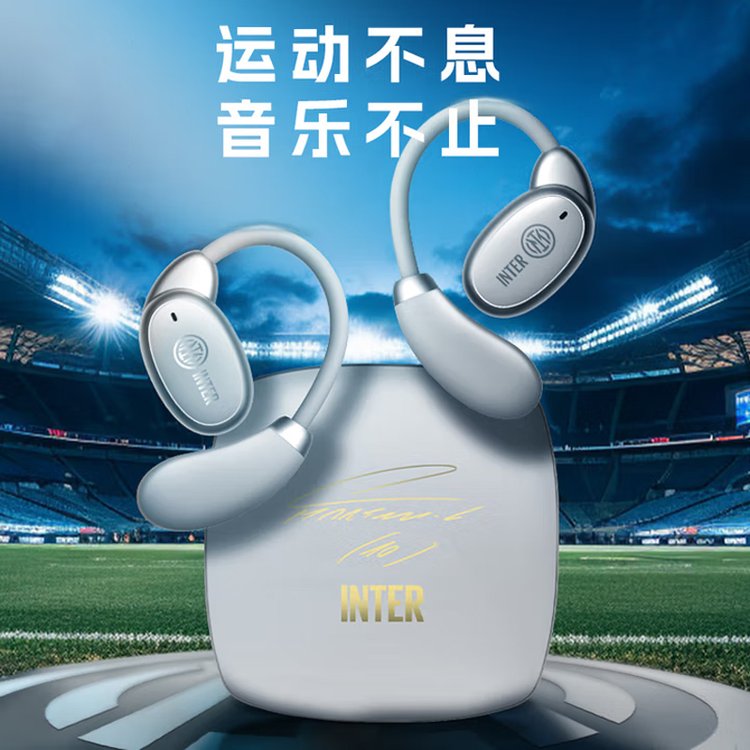 蓝牙耳机骨传导概念挂耳式无线不入耳开放式跑步长续航 黑色/白色