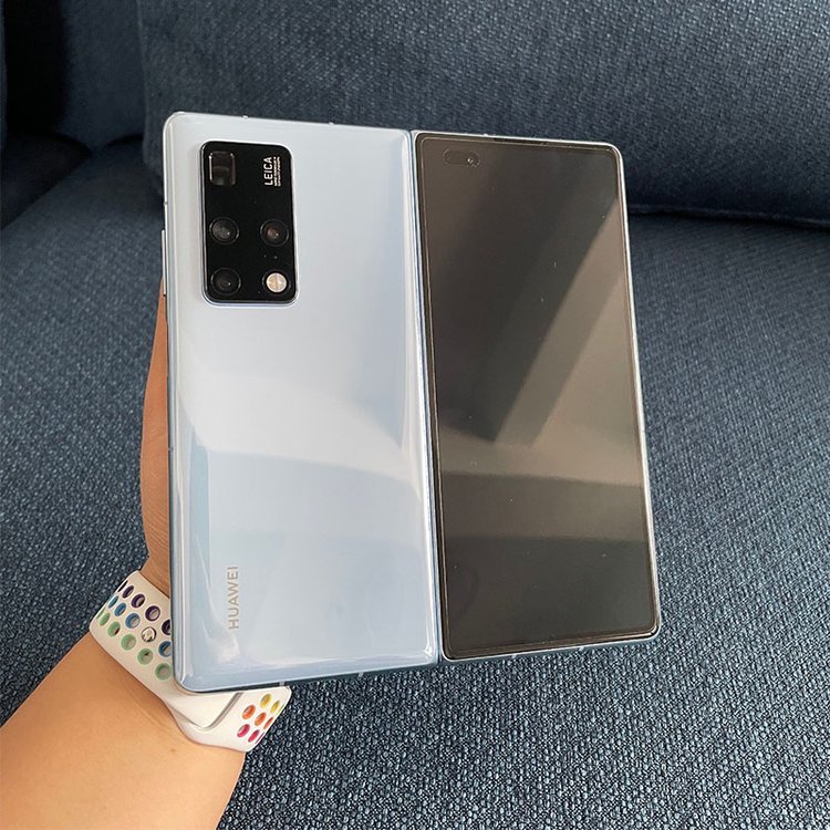 Huawei华为 Mate X2内折叠麒麟9000折叠双屏MateX2典藏版手机 银灰色