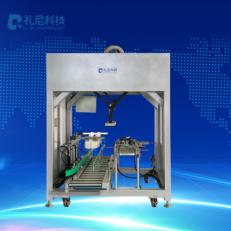 盒子开装封一体机 全自动装箱机流水线 专注后道包装整线 白色
