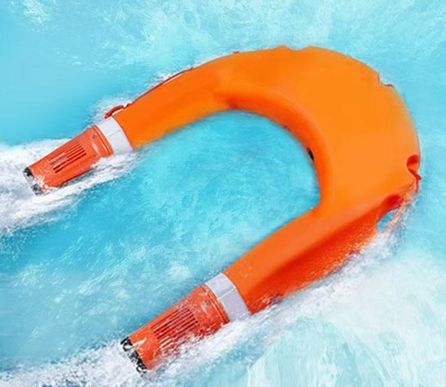 水上救援 飞翼防汛抗洪救生圈 智能遥控抢险搜救机器人 红色