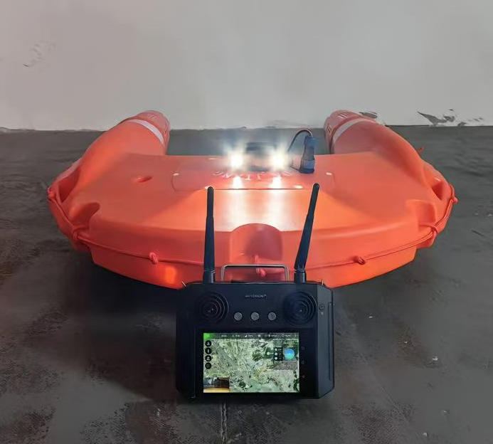 水上救援 飞翼防汛抗洪救生圈 智能遥控抢险搜救机器人 红色