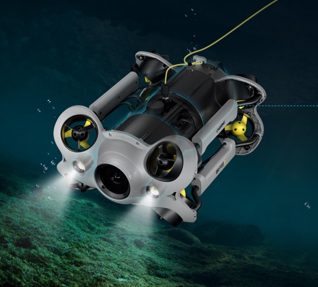 潜行水下无人机器人 无人机救援打捞可搭机械臂 创新P100S