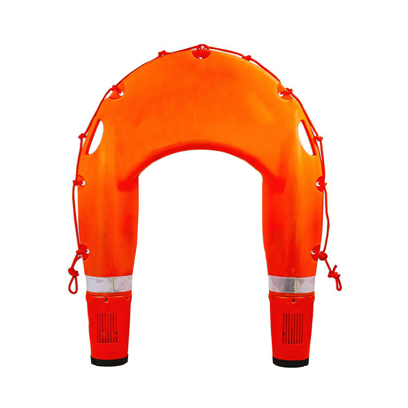 防汛抢险遥控救生艇 水域搜救自动返航水上救生机器人 橘红色