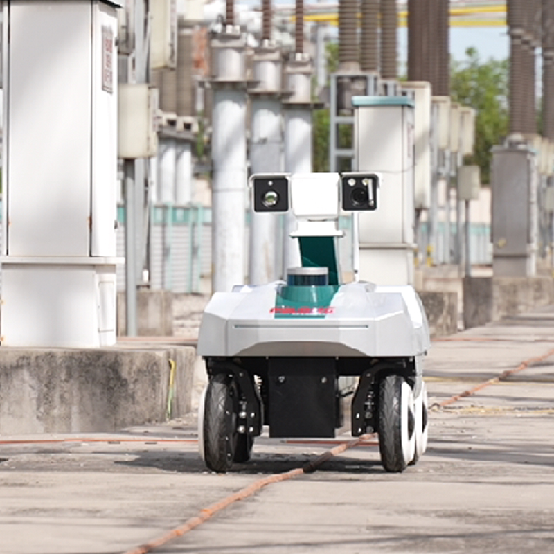 工地安防小车 自主规划路线 防水防火防爆轮式巡检机器人 四轮八驱