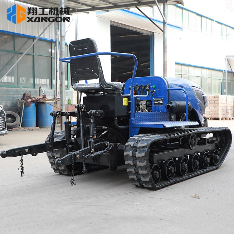 50马力履带旋耕机 水旱两用乘坐式耕田机 农用开沟犁地 山东翔工