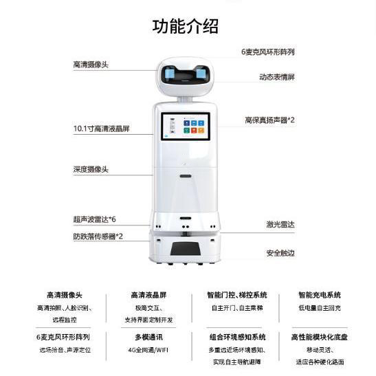 订制智能银行服务机器人 物联网控制 业务导引 S03-0328