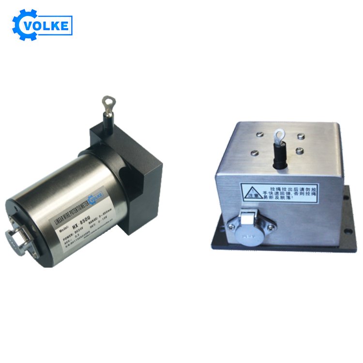 0~2m小量程拉线式位移传感器 高精度拉绳编码器  DC24V