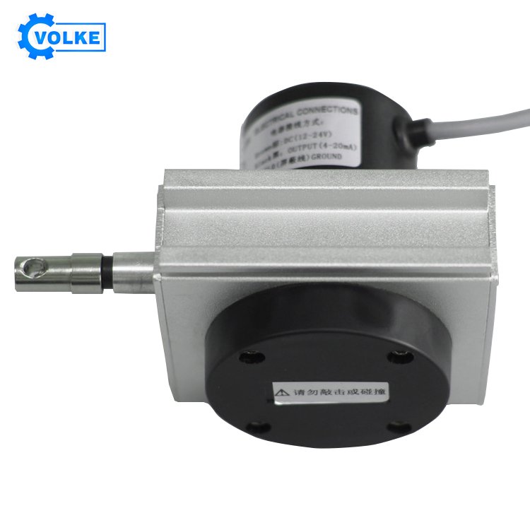 0~2m小量程拉线式位移传感器 高精度拉绳编码器  DC24V