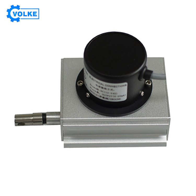 0~2m小量程拉线式位移传感器 高精度拉绳编码器  DC24V