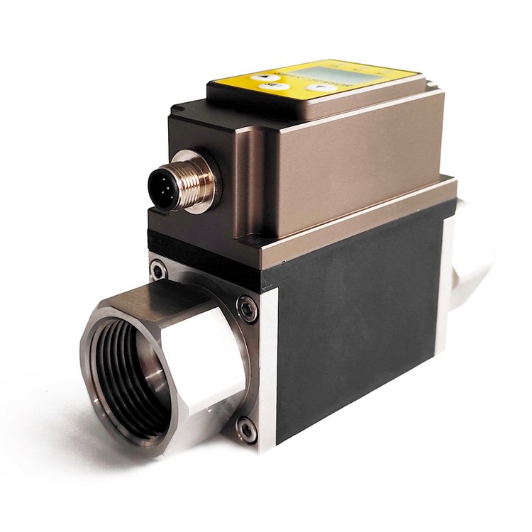 一体式流量压力温度传感器 三模拟量输出 小口径叶轮式流量计 304不锈钢接口