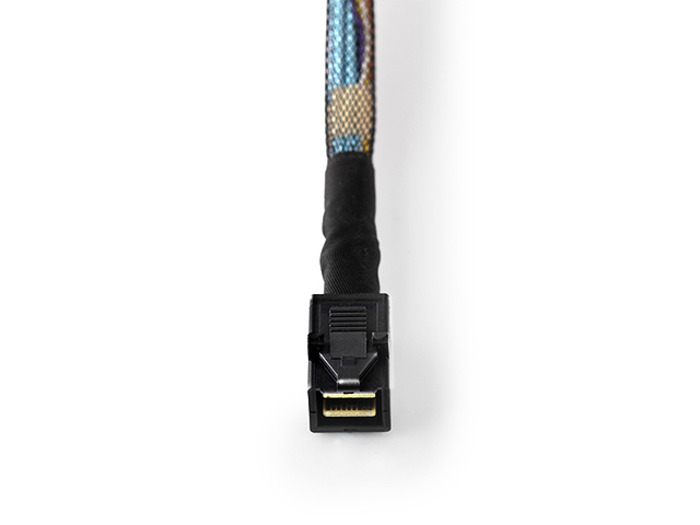 MiniSAS HD(SFF8643)转SAS29P+大四P*4 L=1米，IO-CAB864314 乐扩