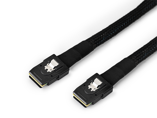 MiniSAS 36Pin(8087)直头 转 MiniSAS 36Pin(8087）直头 0.8米 乐扩