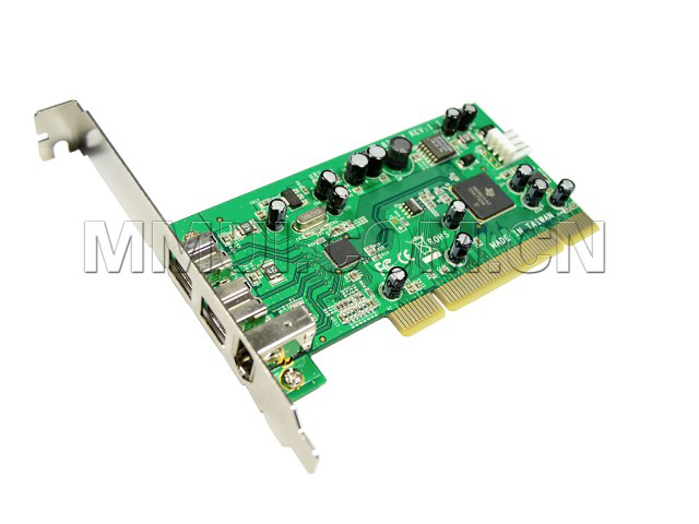 PCI转1394口视频采集卡，11394A口+2个1394B，IO-PCI8280-2B1A 乐扩