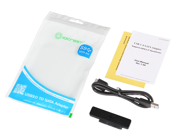 USB3.0适配器 支持SATA 2.5寸硬盘 USB3.0转SATA III，IO-STC567 乐扩