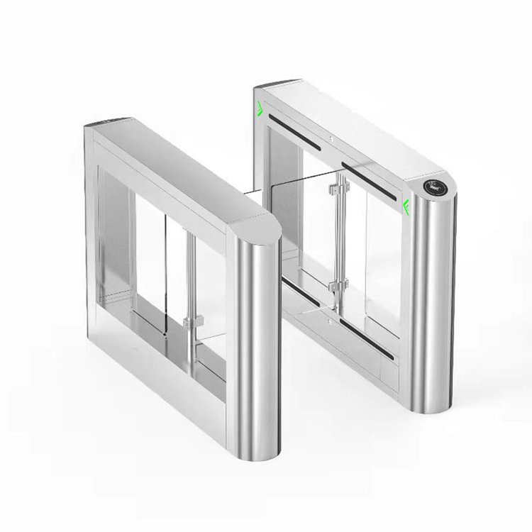 新款摆闸健身房人脸指纹识别人行速通闸机通道 SYT-701金色