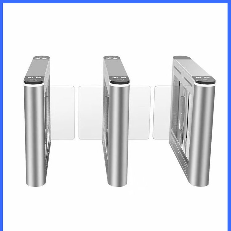 新款摆闸健身房人脸指纹识别人行速通闸机通道 SYT-701金色