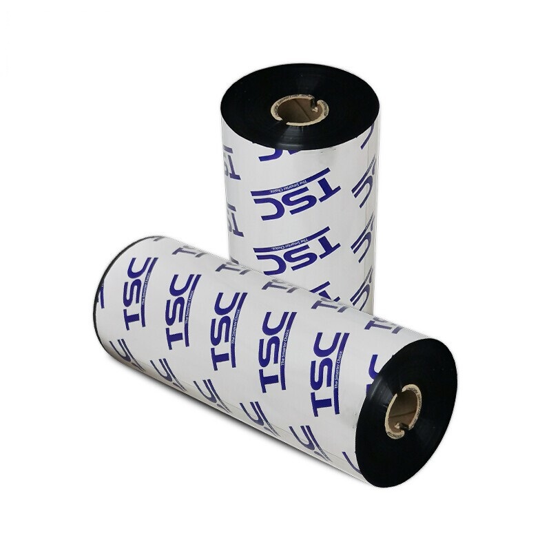 TSC原装色带 条码打印机碳带 热转印蜡基 标签打印机耗材 黑色
