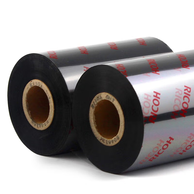 RICOH理光全树脂基碳带 B110CR 标签机色带 黑色