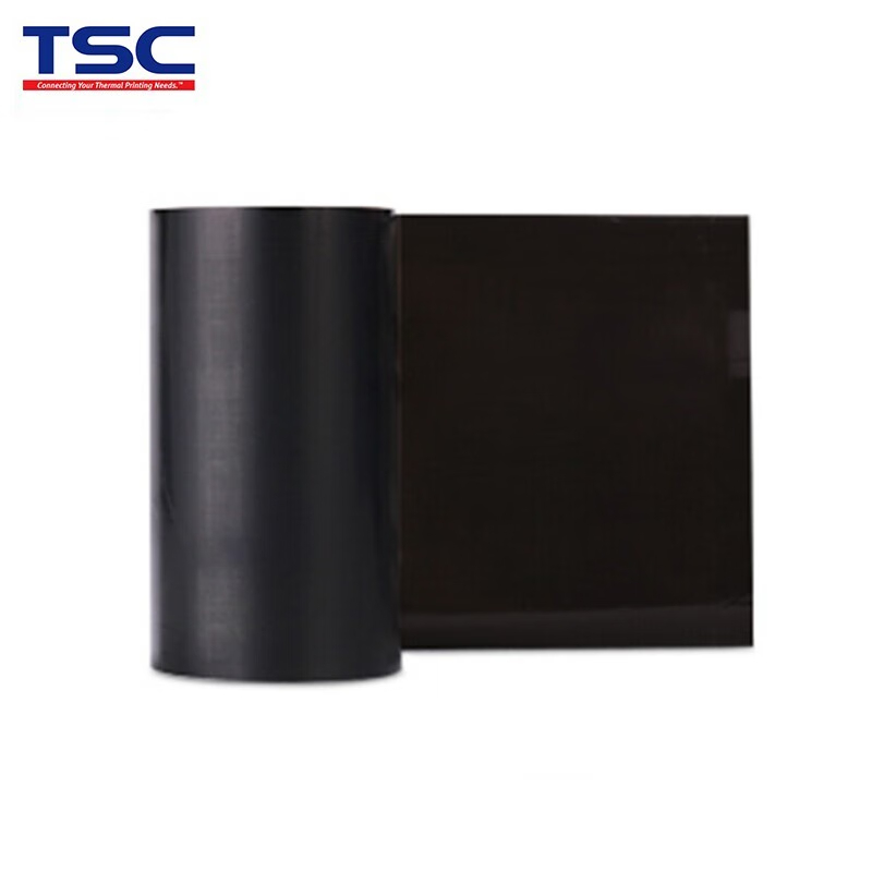 TSC碳带 树脂混合蜡基 条码标签打印机专用色带 经济型 黑色