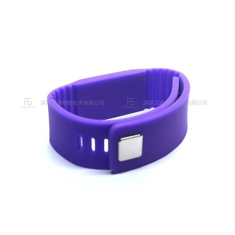 高频F08 RFID电子芯片NFC腕带硅胶手环酒店健身房门禁管理 SW0155365