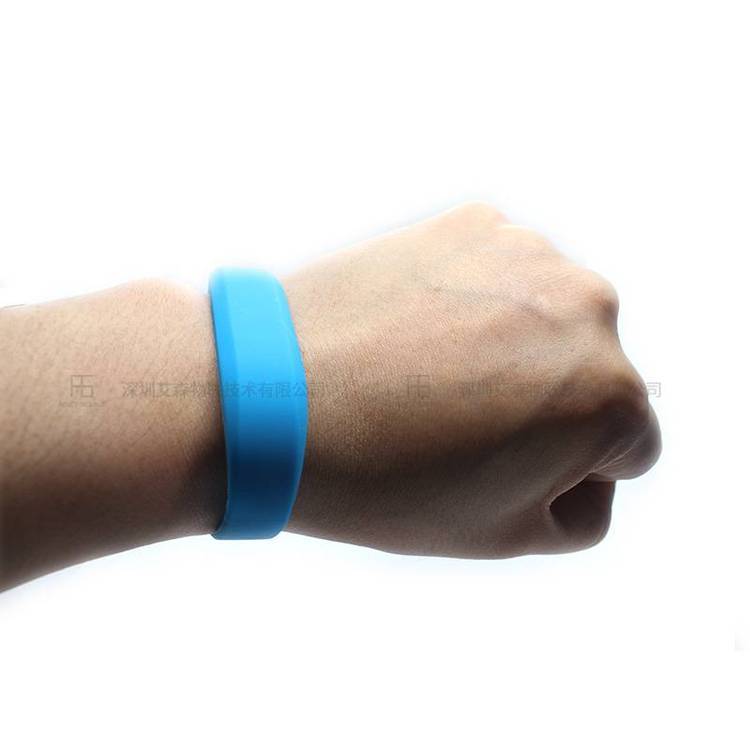 RFID硅胶腕带 洗浴中心专用客户消费手牌 数据安全 SW0165