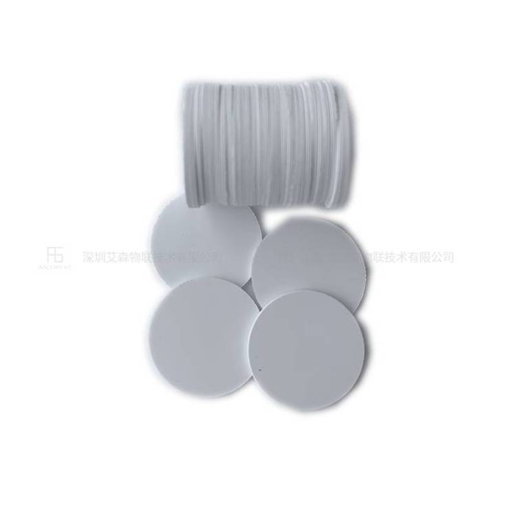 F08芯片PVC圆形IC钱币卡 NFC感应标签支持定制印刷 SPV18