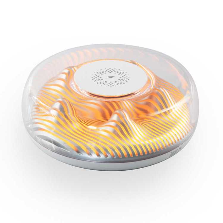 手机无线充夜灯 S06 雅物回礼实用创意小礼品 ABS+透明PPT