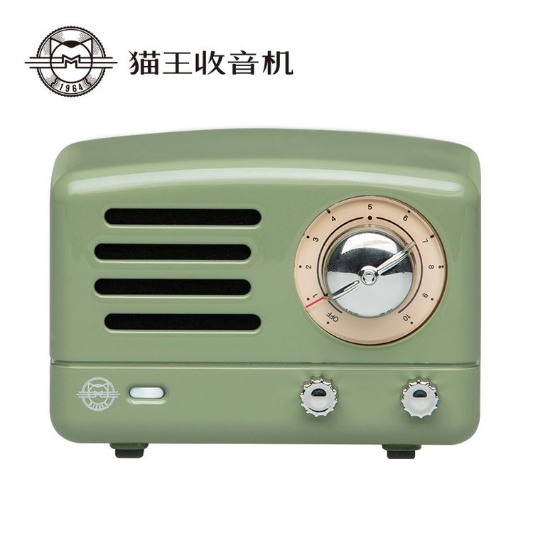 猫王蓝牙便携式音箱（红/绿）MW-1A 订做企业礼品 锌铝合金