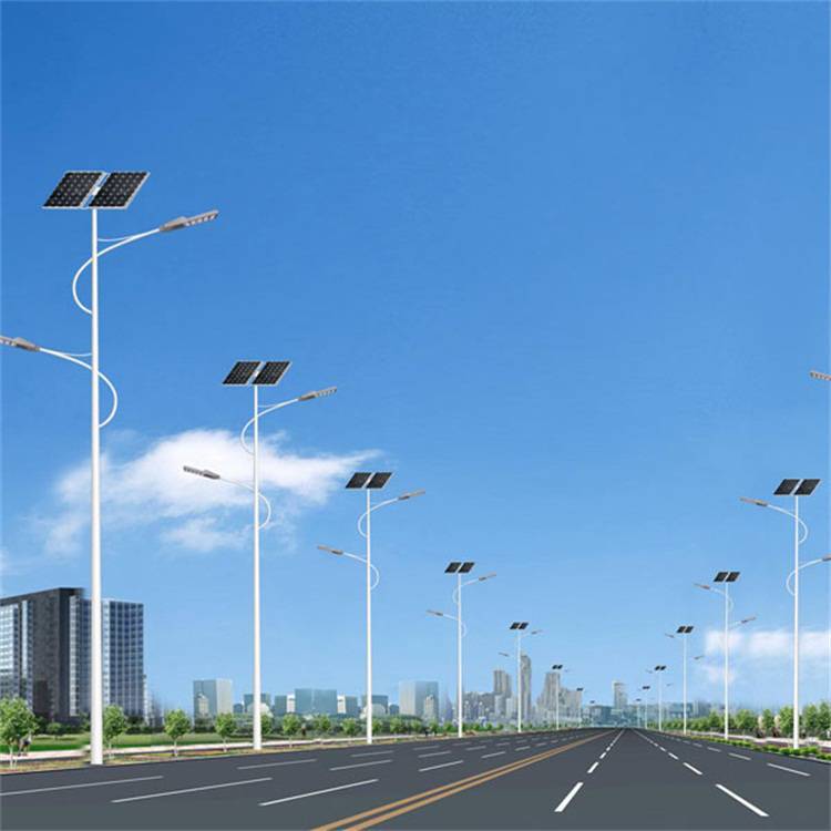 兴诺光电 6米太阳能路灯灯杆 12V60w灯具 款式丰富 40W