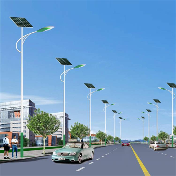 兴诺光电 6米太阳能路灯灯杆 12V60w灯具 款式丰富 40W