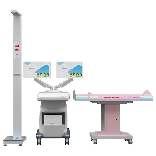 儿童生长发育评估仪系统 婴幼儿全自动身高体重秤 蓝色