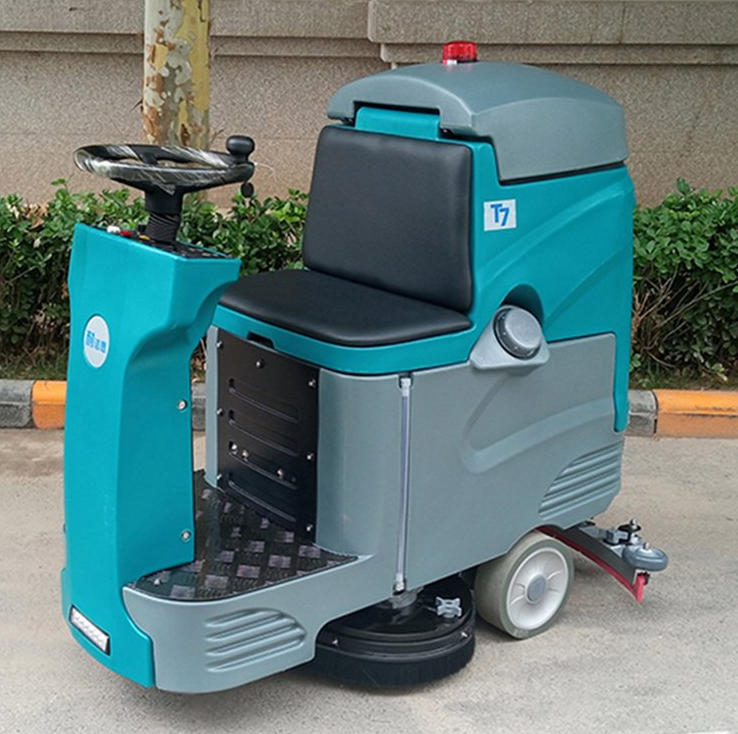 车库 电动 智能驾驶式洗地机 大型 仓库扫地机 驾驶式洗地机