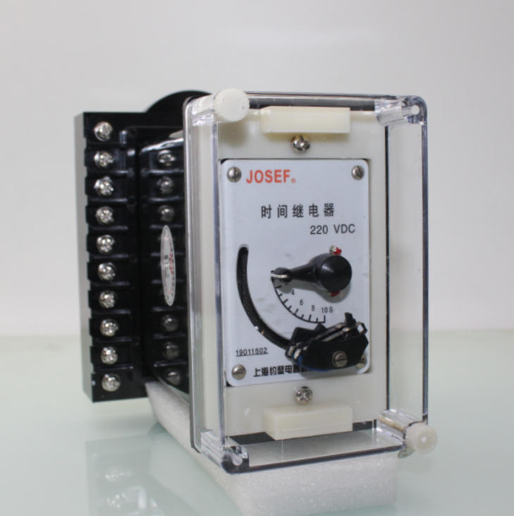 JOSEF约瑟 DS-33/C时间继电器 DC220V 1～10s 板前接线 DS-33/C