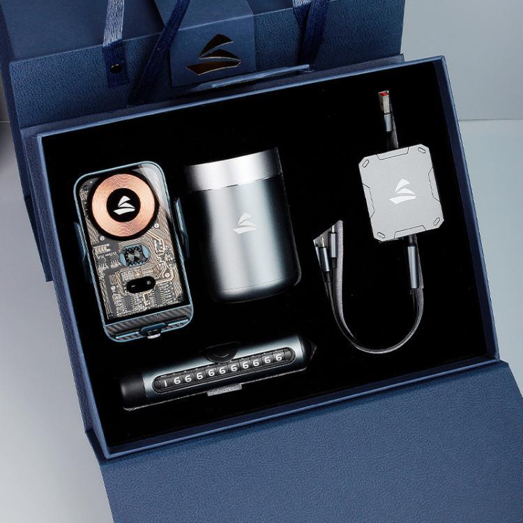 创意伴手礼 商务礼品 车载车内礼物 净化器套装定制 HSSJLXT