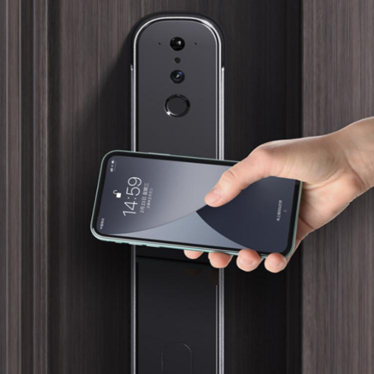 萤石智能视频锁 持续续航 虚位密码 童锁设计 别墅指纹锁 铝合金