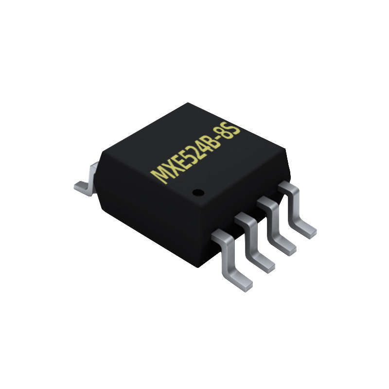 MXE524B-SOP8封装语音识别芯片 智能声控离线语音模块 黑色