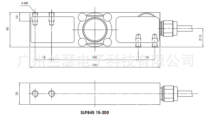 SLP845-50KG梅特勒托利多 Mettler-Toledo SLP845称重传感器