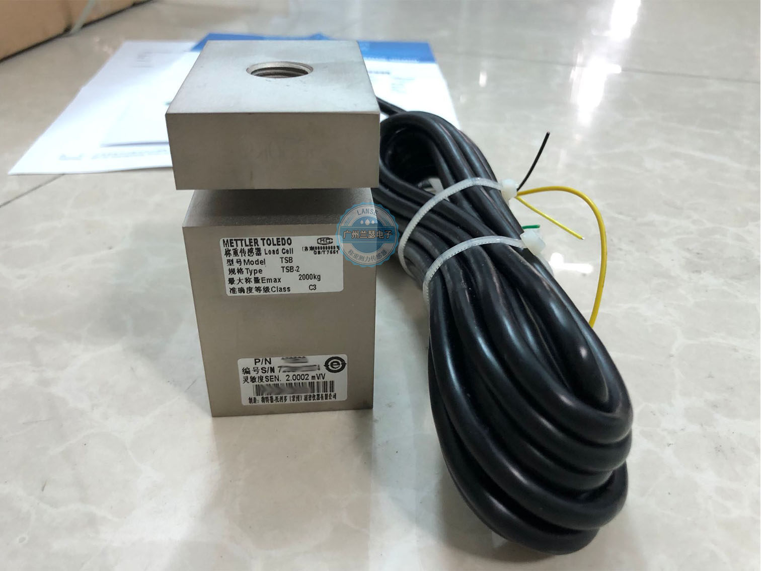 TSB-2000kg传感器 瑞士Mettler-Toledo 托利多 TSB-2000称重传感器 S型，大量供应欢迎咨询采购！