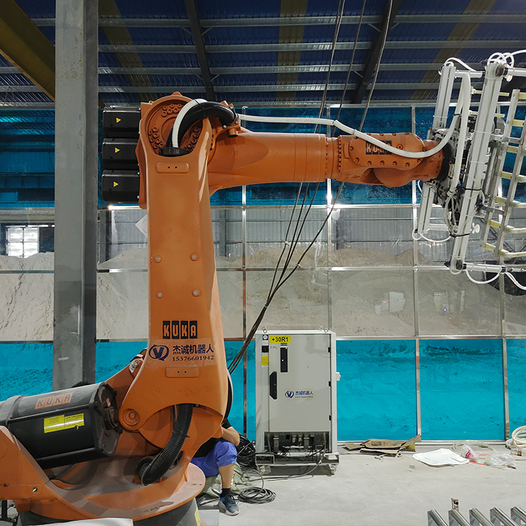 库卡搬运码垛机器人 全自动机床上下料 负载kr210kr360r2700  橙色（可定制）