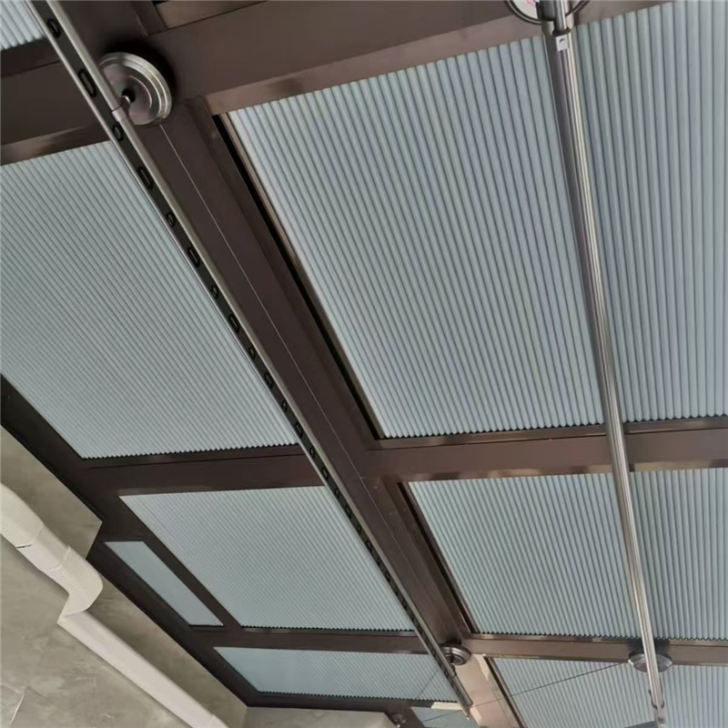 阳光房遮阳帘 室内天棚帘 电动 手动蜂巢帘 鑫泰洋工厂 蜂巢帘