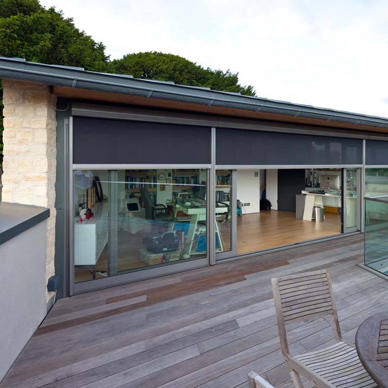 防风卷帘 户外凉亭挡风防晒隔热窗帘 按需定制 厂家送货 防风卷帘