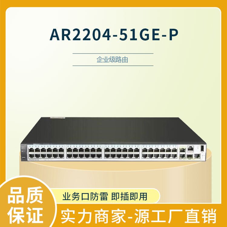 路由器 AR2204-51GE-P 千兆企业级 3WAN口48LAN口 华思特