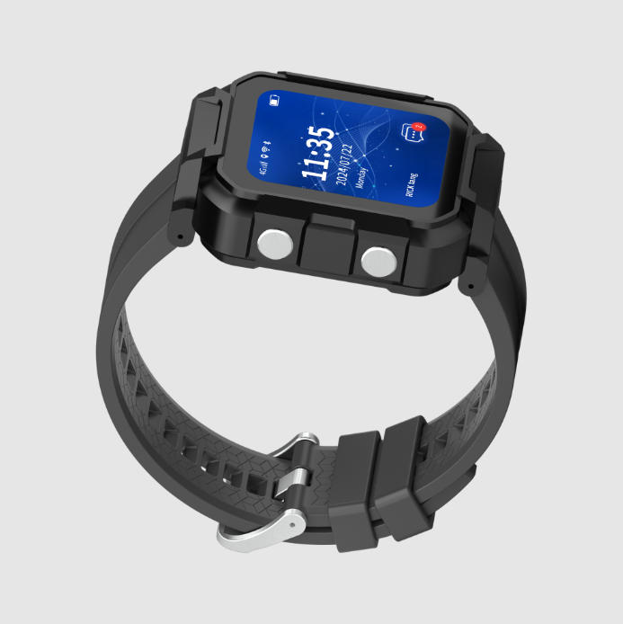 智慧医院护工4G智能定位手表 后台系统一键呼叫语音播报信息下发 关爱星