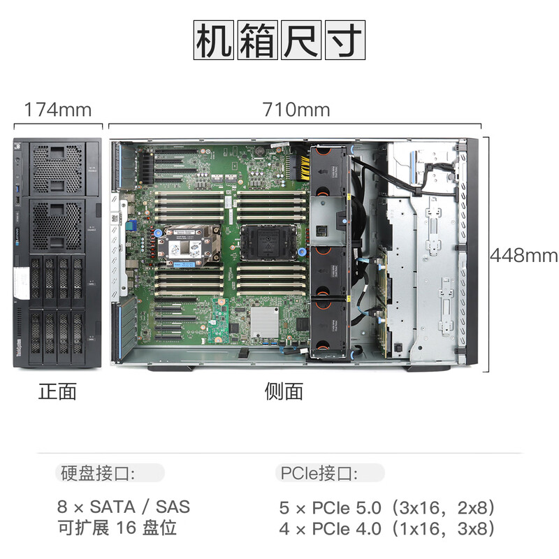 DeepSeek一体机本地部署数据库虚拟化备份存储 联想ST650 V3服务器 现货