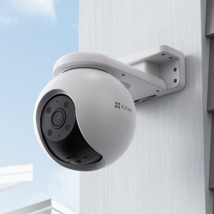 萤石智能家居监控H8室外云台500万像素防水防尘双向语音摄像机 CS-H8