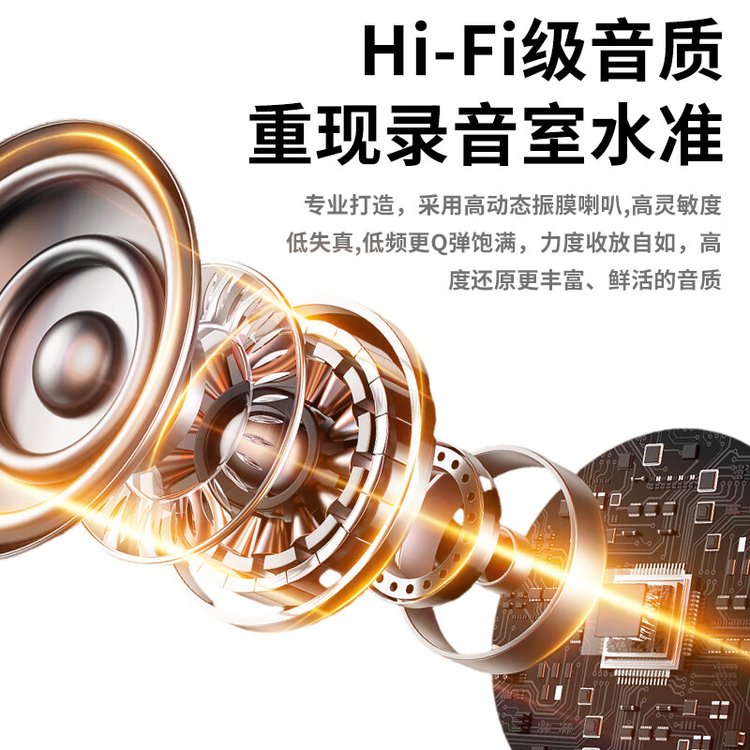 毕亚兹 真无线蓝牙耳机 D63 美泽小礼品定制 白色